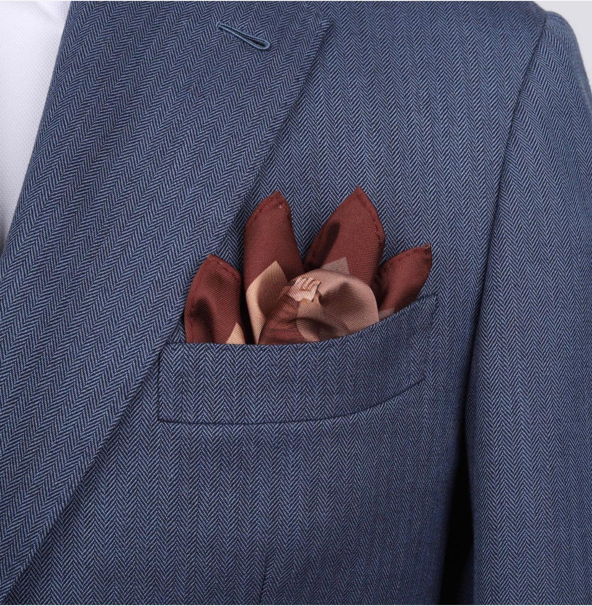 100% Silk Royal King and Dog Pocket Square